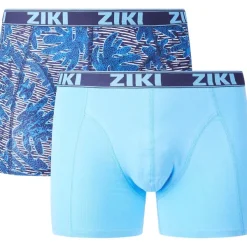 Ziki Boxershorts Blauw,Groen,Oranje,Print New