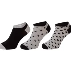 Ziki Sneakersokken Print,Grijs,Wit,Zwart Hot