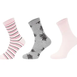 Ziki Sokken Print,Grijs,Meerkleurig,Roze,Wit,Zwart Clearance