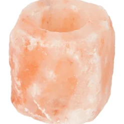 Merk Zoutsteen Theelichthouder Roze New