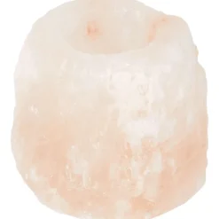Merk Zoutsteen Theelichthouder Roze New