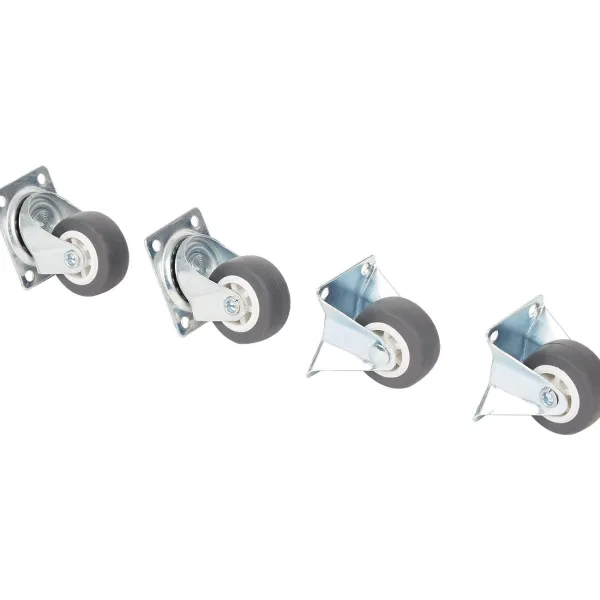 Merk Zwenk- En Bokwielen Zilver New