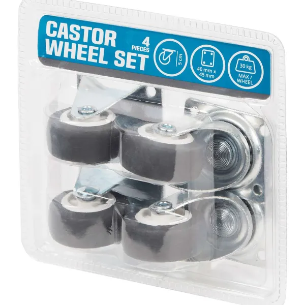 Merk Zwenk- En Bokwielen Zilver New